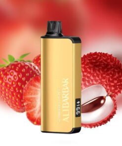 ALIBARBAR INGOT 9000 PUFF – STRAWBERRY LYCHEE