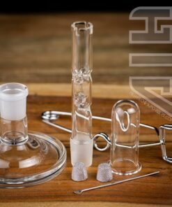 The 18mm Quartz Cap by The Rogue Wax Works (Flame Powered Extraction Device)