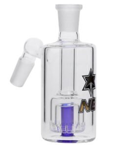 Nice Glass Double Wall 14mm Ashcatcher - Blue