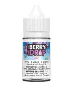 Berry Drop Salt Nic E-Liquid - Grape 30ml