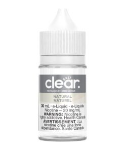 Clear Salt Nic E-liquid - Natural 30ml