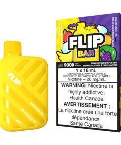 Flip Bar Disposable Vape Device - Razz Nana Ice And Grape Punch Ice