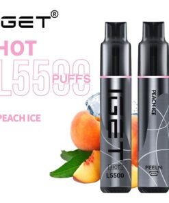 iGET HOT VAPE 5500 PUFF – PEACH ICE