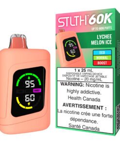 STLTH 60K Disposable Vape Device - Lychee Melon Ice