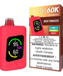 STLTH 60K Disposable Vape Device - Rich Tobacco