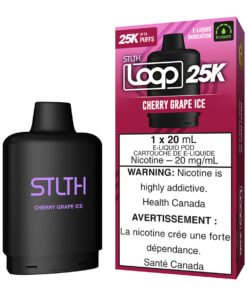STLTH Loop 25K E-Liquid Pod Pack - Cherry Grape Ice