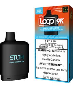 STLTH Loop 9K Pod Pack - Peach Blue Razz Ice