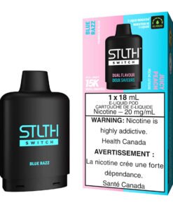 STLTH Switch E-Liquid Pod Pack - Blue Razz And Juicy Peach