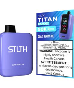STLTH Titan Max Disposable Vape Device - Quad Berry Ice