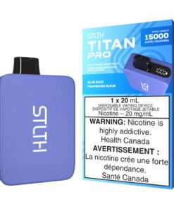 STLTH Titan Pro Disposable Vape Device - Blue Razz