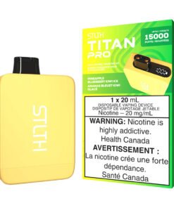 STLTH Titan Pro Disposable Vape Device - Pineapple Blueberry Kiwi Ice