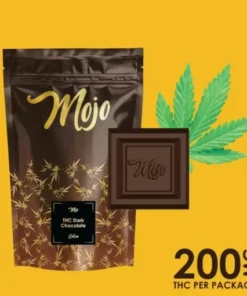 Mojo Chocolates – Dark Chocolate Bites (Sativa) – 200mg