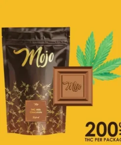 Mojo Chocolates – Milk Chocolate Bites (Sativa) – 200mg