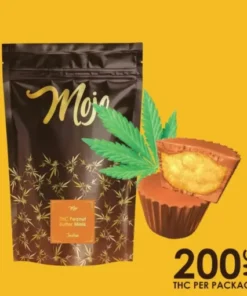Mojo Chocolates – Peanut Butter Minis (Indica) – 200mg
