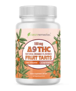 Delta 9 THC Fruit Tarts 150 mg - Microdosed