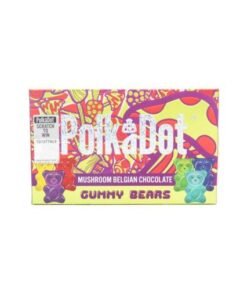 Polkadot Gummy Bears Chocolate Bar