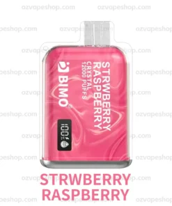 BIMO Crystal 12k Puffs- Strawberry Raspberry