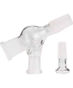 14mm Female to 14mm Male Pass-Through Glass Adapter