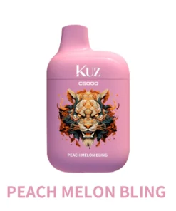 KUZ C6000 PUFFS – PEACH MELON BLING