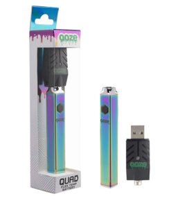 Ooze Quad Flex Temp Square Vape Pen 510 Battery