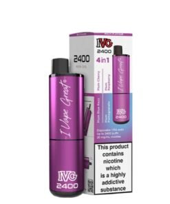 IVG 2400 Plum Edition 4 In 1 20mg Disposable Vape