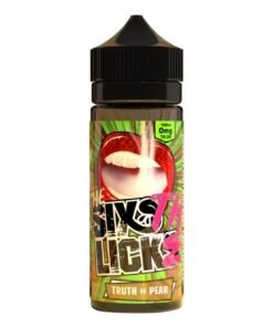 Six Licks Truth Or Pear 100ml(STRAWBERRY, LIME & PEAR)