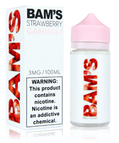 Bam’s Strawberry Cannoli 100ml Vape Juice
