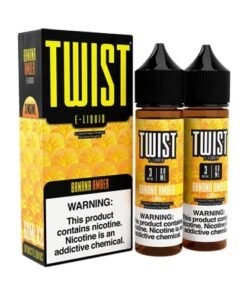 Banana Amber 2x 60ml (120ml) Vape Juice – Twist E-Liquids