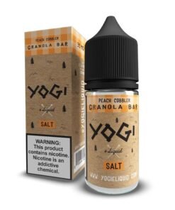 Yogi Salts Peach Cobbler Granola Nic Salt Vape Juice 30ml