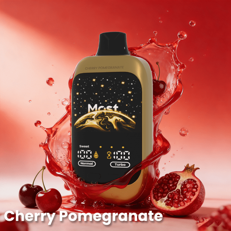 Double Happiness Action Cherry Pomegranate 12,000 - AusVape Direct
