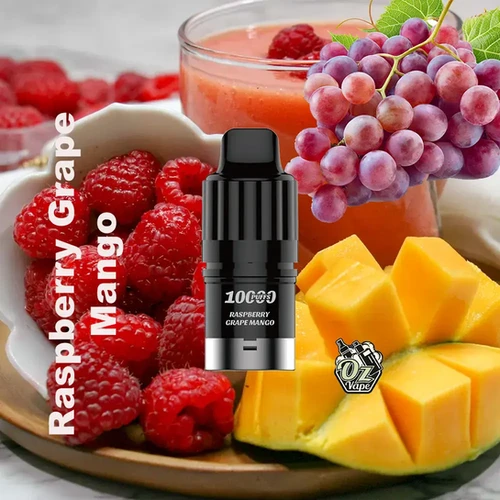 iGet Bar Plus S3 Pod Only - Raspberry Grape Mango - 10,000