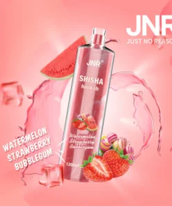 JNR Shisha Hookah - Watermelon Strawberry bubble gum 12,000 - AusVape Direct