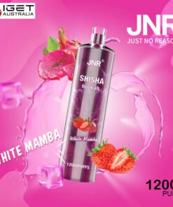 JNR Shisha Hookah - White Mamba 12,000 - AusVape Direct