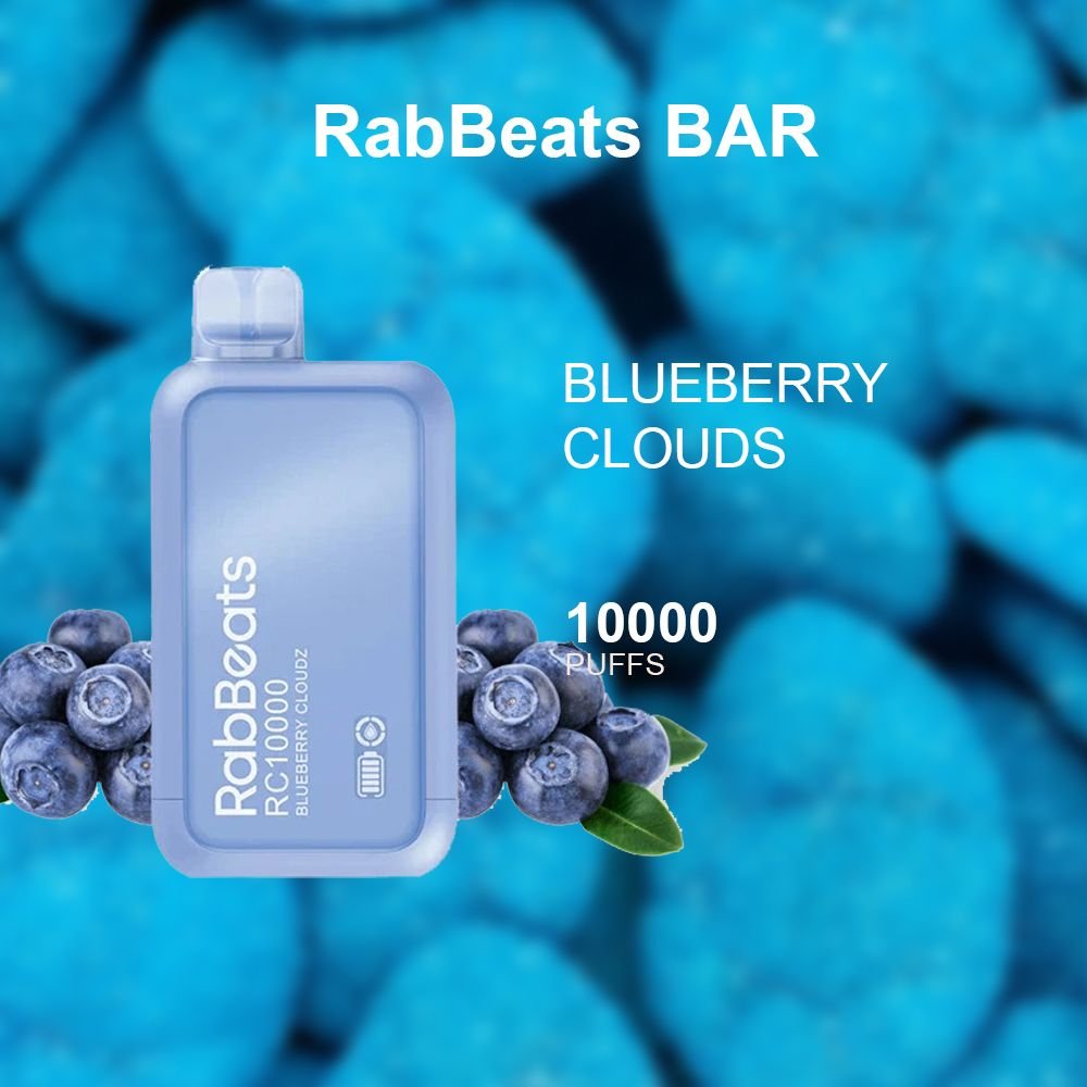 RABBEATS BAR BLUEBERRY CLOUDS – 10,000 PUFFS - AusVape Direct