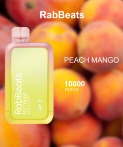 RABBEATS BAR PEACH MANGO – 10,000 PUFFS - AusVape Direct