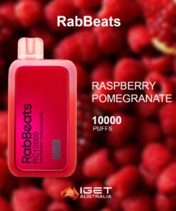 RABBEATS BAR RASPBERRY POMEGRANATE – 10,000 PUFFS - AusVape Direct