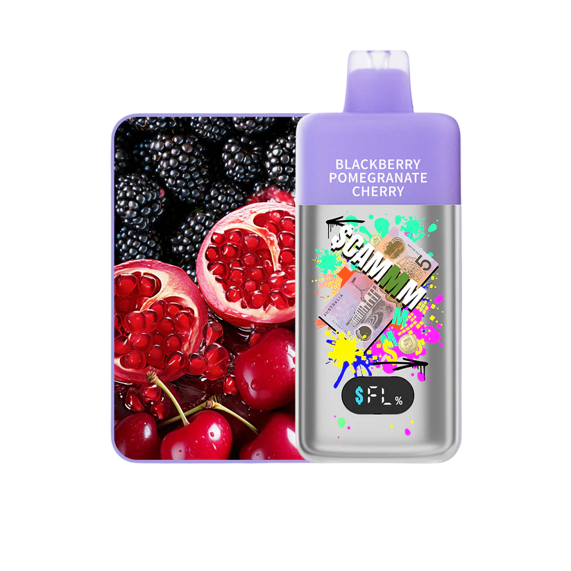 SCAMMM - Blackberry Pome Cherry 15,000 PUFFS - AusVape Direct