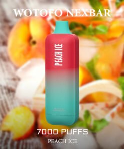 WOTOFO NEXBAR PEACH ICE – 7,000 PUFFS - AusVape Direct