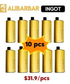 10pcs-ALIBARBAR INGOT 9000PUFFS
