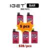 IGET BAR 3500PUFFS — 5PCS
