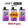IGET BAR PRO 10000PUFFS — 3PCS